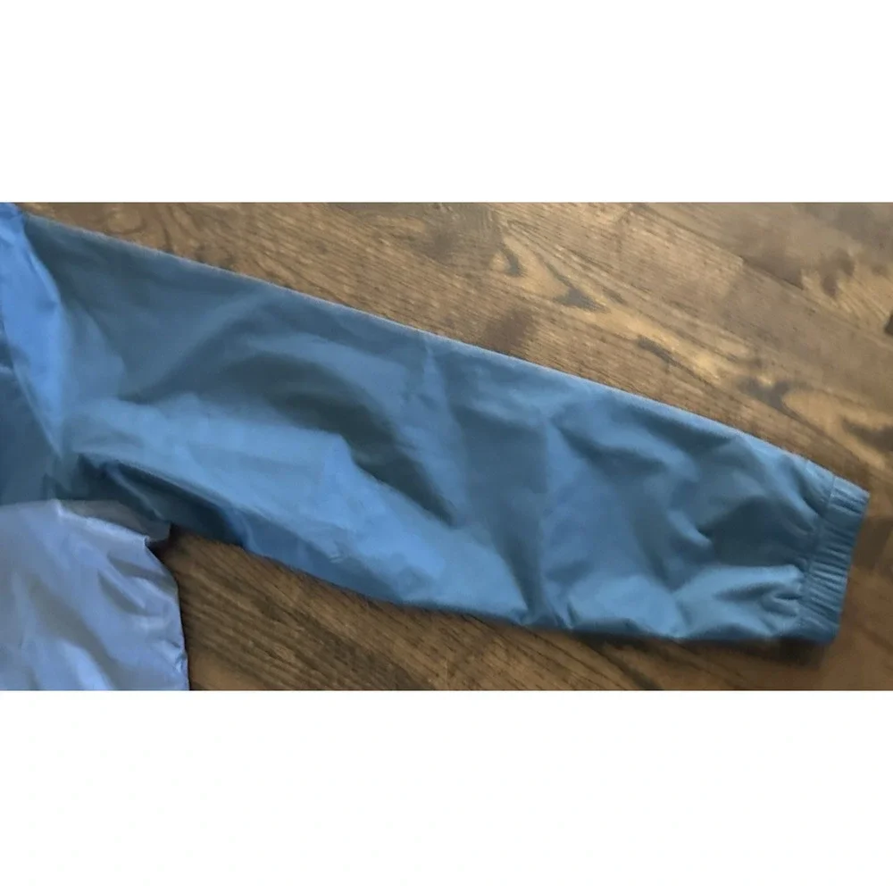 Adidas Golf CLIMASTORM Windbreaker Jacket Mens Large Blue Grey Zip Up